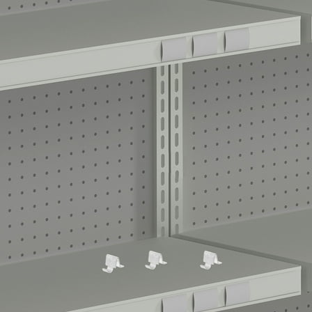 HOMEMAXS 10pcs Adjustable Metal Shelf Clips Cabinets Heavy Duty Shelf Support Clips Shelving Brackets Clips For Kitchen Bookcase Cabinet Shelf Brackets