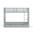 thumbnail image 4 of Glenwillow Home Arca Wood Twin/Twin Bunk Bed & Trundle - Light Grey, 4 of 8