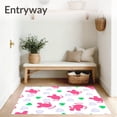 thumbnail image 3 of ODIKA 3x5 Machine Washable Non-Slip Area Rug, Playful Mouse with Polka Dot Accents and Details High Traffic Rug, Pink, 569438, 3 of 7