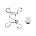 thumbnail image 1 of Hebilla de cintura con clavos Hebilla de cintura con clavos Hebilla de cintura con clavos Broche ajustable de 32 mm, 1 of 4