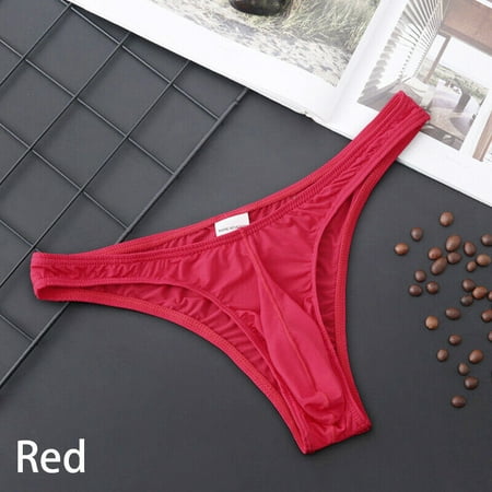 

Men Sexy Briefs G String Thong Underwear Low Rise Panties Underpants Translucent