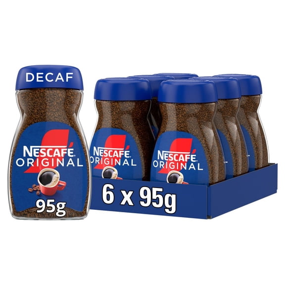 Nescafe Original Decaf Instant Coffee 95g (pack of 6)