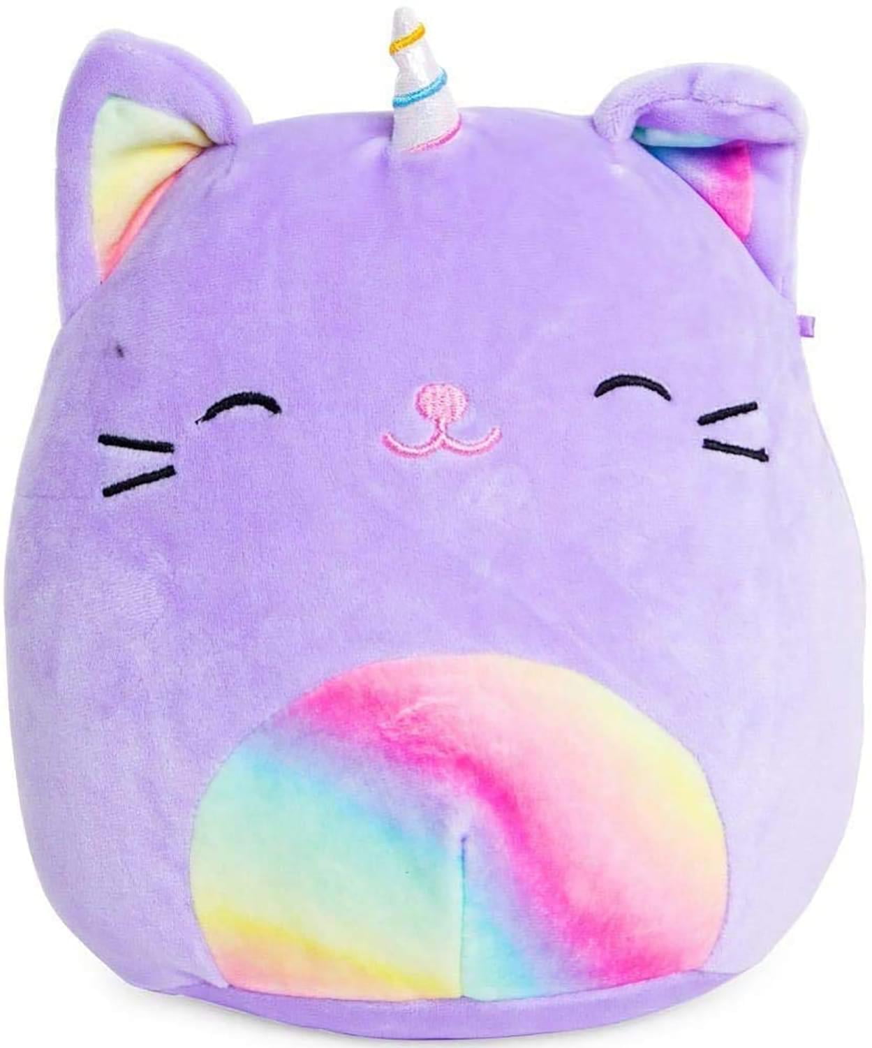 Squishmallows 8” Cienna the Purple Caticorn Cat Unicorn Tie Dye Rainbow NEW 