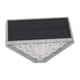 thumbnail image 1 of Luces solares para escaleras ANGGREK iluminación cálida 2000 mAh 9 LED impermeable IP68 2 juegos para patio, 1 of 8