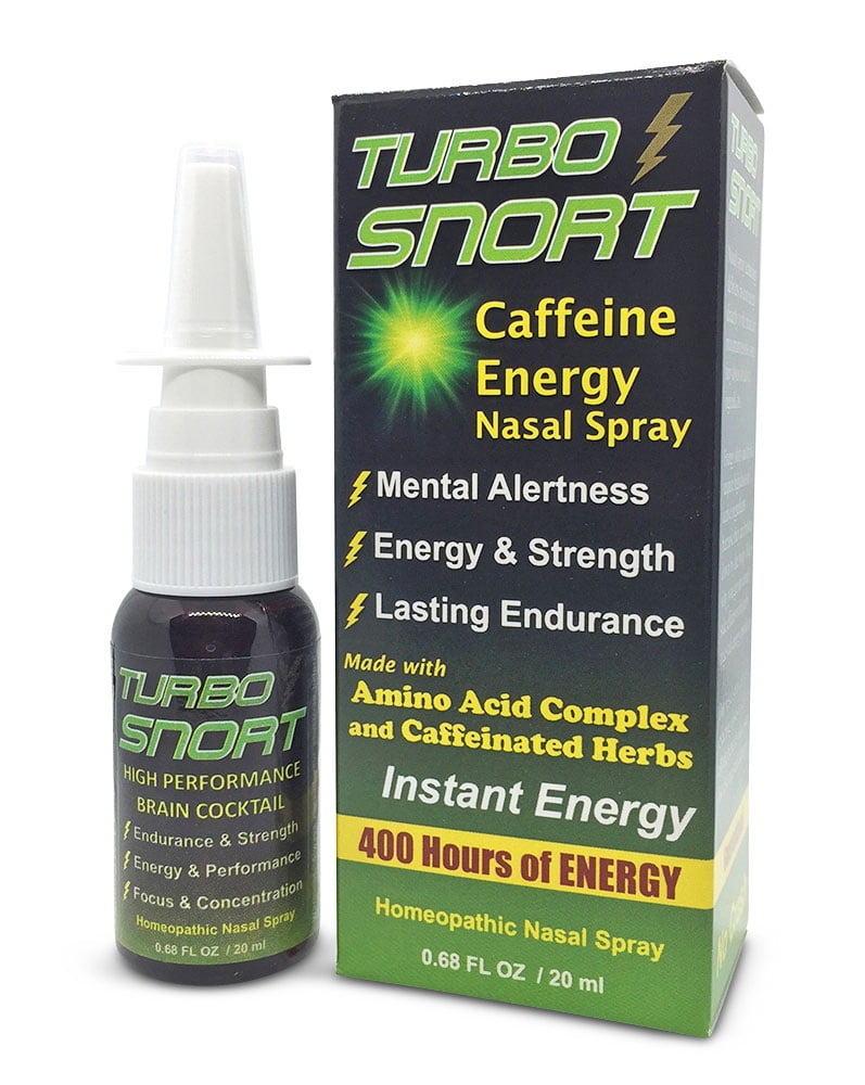 Turbo Snort Caffeine Energy Nasal Spray