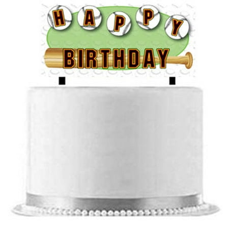 Baseball Cake Decoration Banner