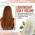 thumbnail image 5 of KERAGEN - Smoothing Shampoo with Keratin and Collagen for All Hair Types, Sulfate Free, 128 Oz - Moisturizes, Strengthens, Protects Color and Repair - Panthenol, Vitamins, and Jojoba Oil, 5 of 7