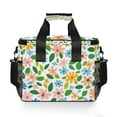 thumbnail image 7 of FORMRS Insulated Cooler Bag 24 Cans Capacity Soft Leakproof Lunch Box with Side Pockets, Retro Blue Floral, 7 of 7