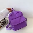 thumbnail image 2 of Mini mochila de nailon para mujer, bolso escolar pequeño, blanco, informal, para estudiantes y adolescentes, 2023 Fivean unisex, 2 of 2