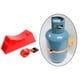 thumbnail image 5 of Cilindro de Soporte de fijación Cilindro Soporte de pared para piezas de campista Rojo Zulema Soporte de fijación de gas, 5 of 8