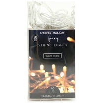 10 LED String Light Battery Operated - Bright Warm White Fairy Lights Two AA Battery Powered - Decorative Starry String Lights for Indoor and Outdoor Use - Ideal for Weddings, Parties, and Home Décor