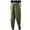 Army Green-32, variant on REALiKUN Women's Vintage Corduroy Trousers High Elastic Waist Wide Leg Pocketed Pants Cozy Straight Leg Baggy Lounge Slacks