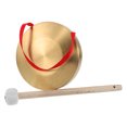 thumbnail image 3 of 1 Ensemble de Mini Gongs Tambourin Cymbales Chinois Traditionnel Instrument de Percussion avec Maillet en Bois, 3 of 8