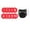 Red, variant on 10 Pieces Training Mats Basketball Spoting Markers Gym Floor Anti Slip PVC Material for Indoor Outdoor Sports Practice