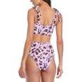 thumbnail image 4 of Charmo Womens Bikini Sets Leopard Printed High Waisted Swimsuits, 4 of 6