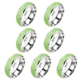 thumbnail image 5 of Waroomhouse Simple Fashion Unisex Luminous Solid Color Glowing Ring Jewelry Accessory, 5 of 8