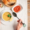 thumbnail image 4 of Natural Heart Spoon Long Handle Ice Coffee Dessert Spoon Stirring Spoon, 4 of 7