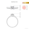 thumbnail image 4 of ANGARA Natural Diamond Solitaire Engagement Ring in 14K White Gold for Women (Size-4.9mm| Color-I-J| Clarity-I1-I2) | April Birthstone, Anniversary, Jewelry Gift for Women | Natural Diamond Ring, 4 of 8