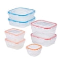 thumbnail image 2 of Lock & Lock Easy Essentials Color Mates Assorted Food Storage Container Set, 14-Piece, 2 of 3