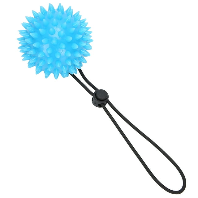 Pelota de agarre con cuerda, pelota de agarre para terapia de masajes, pelota de agarre para ejercicios de mano, pelota de agarre confiable y duradera