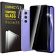 thumbnail image 1 of wonima44 [4 Pack] 2 Pack Privacy Screen Protector for Samsung Galaxy A54 5G with 2 Pack Camera Lens Protector, 9H Hardness Anti Spy Tempered Glass Screen Protector, 1 of 1