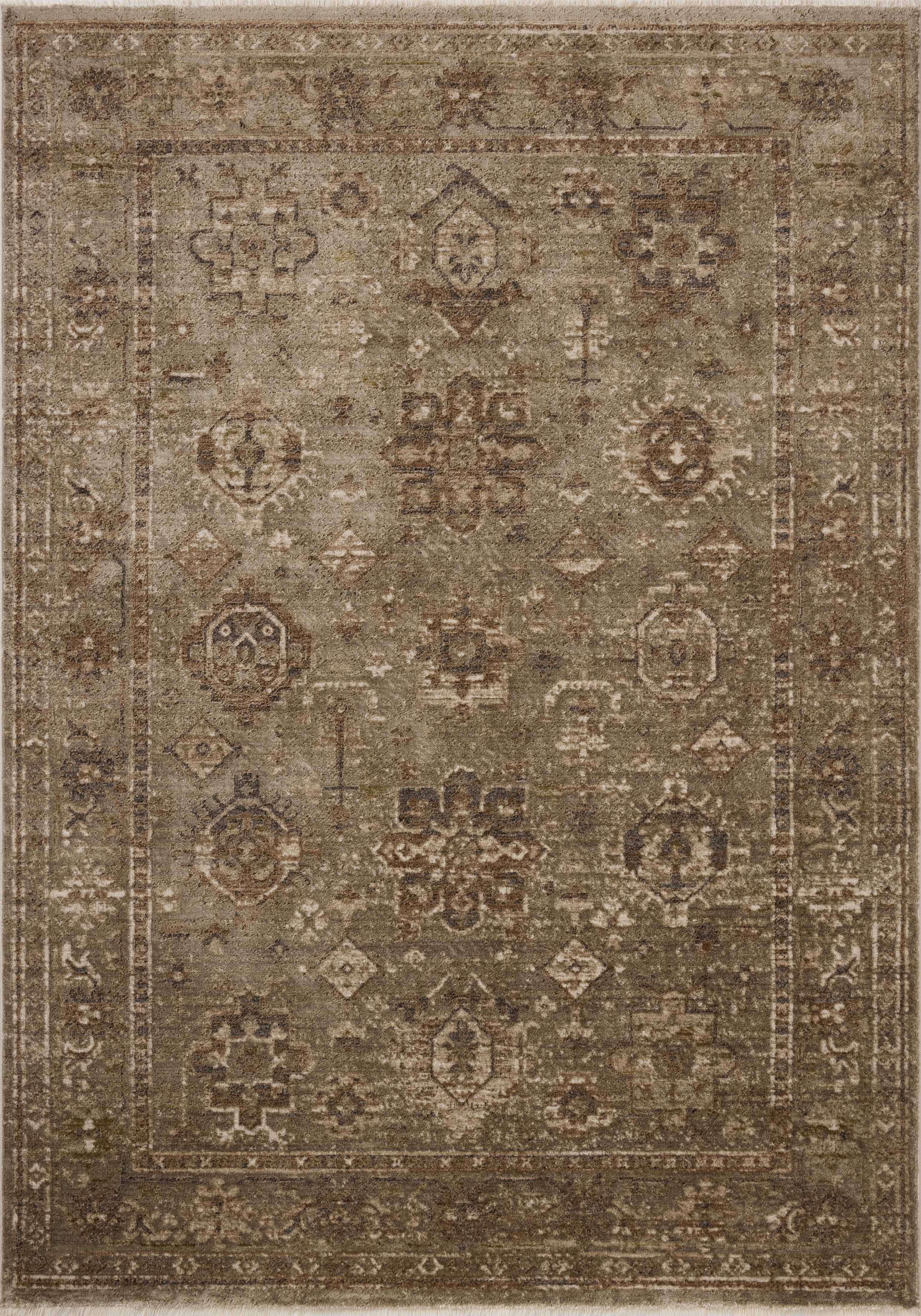 Loloi Haywood Sage / Earth 2'-3" x 3'-11" Area Rug