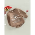 thumbnail image 3 of Fortune Barboteuse de Noël pour Bébé Filles Garçons Col Rond Manches Longues Bodysuits, 3 of 7