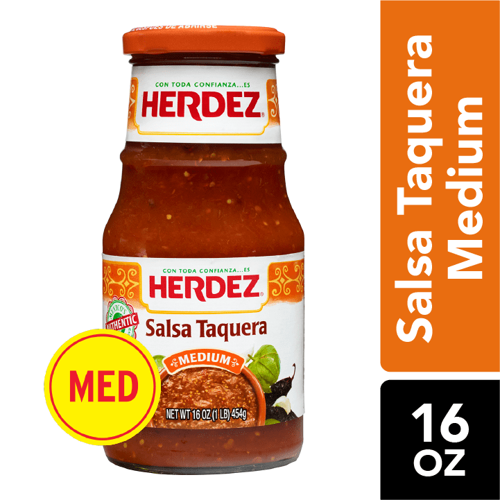 Herdez Salsa Taquera, Medium, 16 Oz
