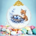thumbnail image 5 of AZXY Easter Ornaments for Tree, 2D Flat Glass Miniature Easter Hanging Decorations, Assorted Spring Animal & Egg Ornaments for Small Tree, Easter Party & Home Indoor Outdoor Decor, 5 of 5