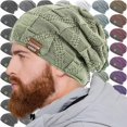 thumbnail image 2 of Venta al por mayor de fábrica, gorro personalizado Argyle a cuadros a cuadros, gorros cálidos de invierno, gorro de calavera grueso y holgado de punto para hombres y mujeres Unisex, 2 of 4