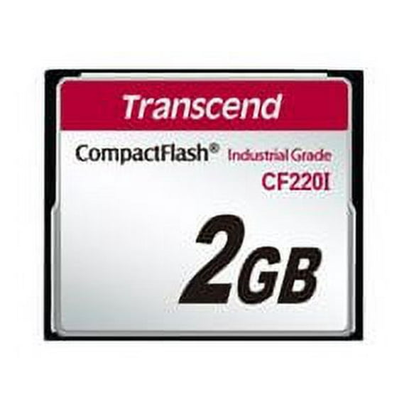 Transcend CF220I Industrial Temp - Flash memory card - 2 GB - CompactFlash