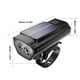 thumbnail image 2 of Faro solar para bicicleta con carga USB, lámpara LED impermeable de 250LM para bicicleta con bocina, 2 of 9