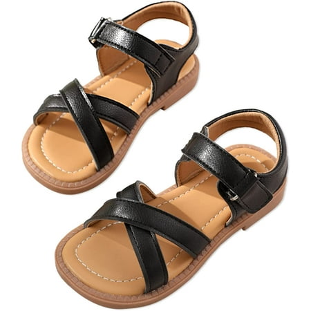 

Toddler Girls Sandals Toddler Kids Sandals [Stylish & Comfortable] [Lightweight & Durable] Water Sandals for Girls & Boys Shoes Toddler/Little Kid Girl Sandals Size