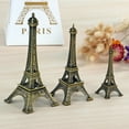 thumbnail image 2 of Paris Eiffel Tower Figurine Statue Metal Crafts Vintage Figurine Model Miniatures Home Decoration Bronze Tone Travel Souvenirs, 2 of 6