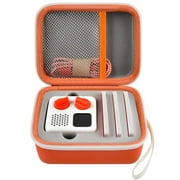 Travel Case for Yoto Mini- Protective Holder for Kids' Audio & Music Player, Audiobook Cards and Speaker - Box Only- Orange