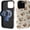 Cute Bear Bow, variant on Case for iPhone 15 Pro Max [Compatible with MagSafe], Glossy Soft Silicone and Hard PC Anti-Scratch Shockproof Protective 2-in-1 Case for Women Men - Cute Bear Bow