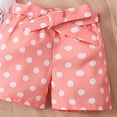 thumbnail image 5 of Hienoo Big Girls Shorts Set Short Sleeve T Shirt High Waisted Short Sets with Pockets, 5 of 6