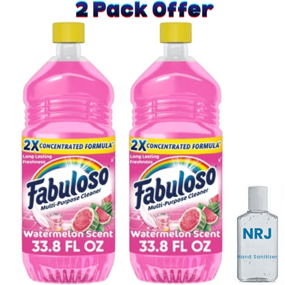 Fabuloso Multi Surface All Purpose Floor Cleaner, Watermelon Scent, 33.8 fl oz