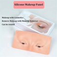 thumbnail image 4 of Planche de Pratique de Maquillage Réutilisable Mannequin en Silicone Professionnel pour Maquillage Coloré, 4 of 5