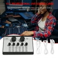 thumbnail image 4 of Riwcyla V17 Live Sound Sound Mixer Multifunctional Voice Change Audio Mixer for Phone Computer Live Streaming Recording Karaoke Singing Broadcasting, 4 of 6