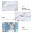 thumbnail image 2 of Yayeee Kitchen Hanging Hand Towels Set of 2 with Loop Bathroom Absorbent Tie Towel, Cartoon Easter Bunnies, 2 of 7