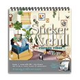 thumbnail image 2 of Sticker & Chill - Vintage Vibes - Repositionable Stickers with Over 500 Stickers & 10 Scenes - Travel Friendly Activity for Adults, 2 of 4