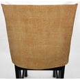 thumbnail image 3 of Faux Burlap Dining Room Chair Back Covers or Seat Covers by Penny's Needful Things (Both Chair Back & Seat Cover) (19 W x 14 H CHAIR BACK) (Orange), 3 of 5
