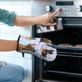thumbnail image 2 of German Shepherd Kitchen Oven Mitt and Pot Holder Sets 2 Pcs for Baking, Cooking and Grilling, Heat Resistant Up To 392 °F, 2 of 7