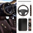 thumbnail image 3 of Uorisanigo Butterfly Car Seat Protector Fashion Car Seat Covers Full Set Car Accessories Easy to Install Seat Belt Sets Covers, Steering Wheel Cover, Car Cup Holder,Car Vent Storage Gift for Her, 3 of 7
