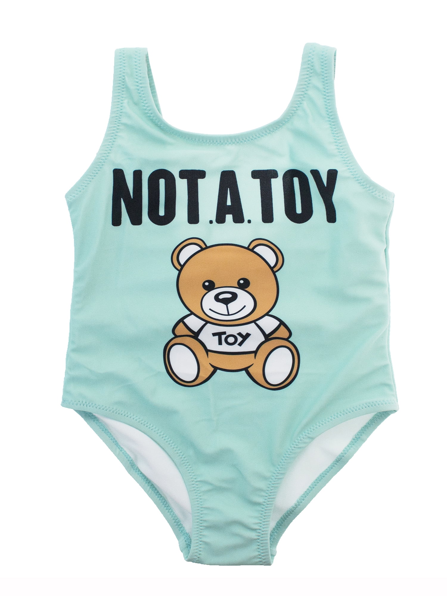 StylesILove Baby Girls Fully Lined Funny Bear Prints OnePiece