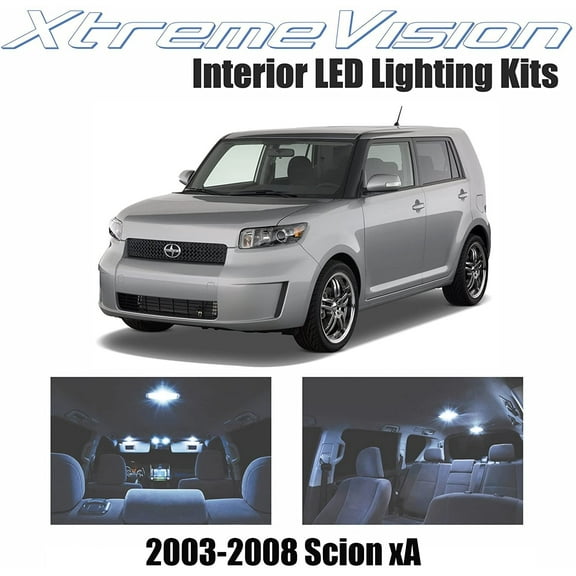 XtremeVision Interior LED for Scion xA 2003-2008 3 Pieces Cool White Interior LED Kit   Installation Tool