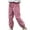Pink, variant on Lopecy-Sta Corduroy Joggers Pants for Kids 3-12 Years Casual Cargo Pants Drawstring Elastic Waist Baggy Tapered Sweatpants with Pockets