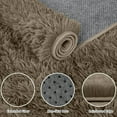 thumbnail image 5 of 8x10 Area Rug for Living Room:Ultra Soft Fluffy Shag Beige Rugs,Large Fuzzy Plush Indoor Non Slip Carpet Washable Rug for Bedroom Kids Nursery Office Dorm Modern Decor(Grey Camel 8'x10'), 5 of 7