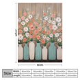 thumbnail image 4 of Chilfamy Flowers Ultrafine Detailed Painting Print Throw Blanket Flannel Hand/Machine Wash Lightweight Soft Blanket for All Seasons 50x60in, 4 of 6